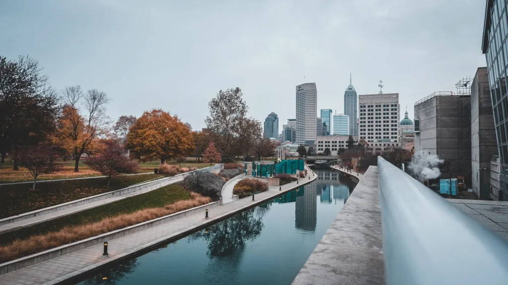 Indianapolis Skyline - Bruce A. Bodner's Millspring Development is based here